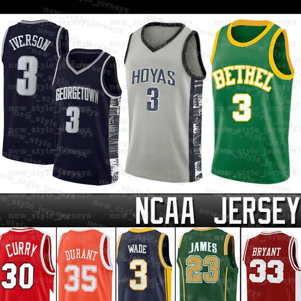 

men jersey ncaa 23 michael 33 larry 23 lebron 12 ja bird james 15 vince morant 77 luka carter doncic basketball jerseys, Black
