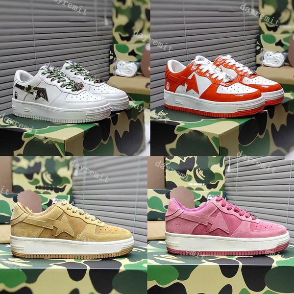 

sneakers designer women mens casual shoes platform big a bathing ape camouflage sta medicom toy camo sneaker kid monkey shape bapestas stars