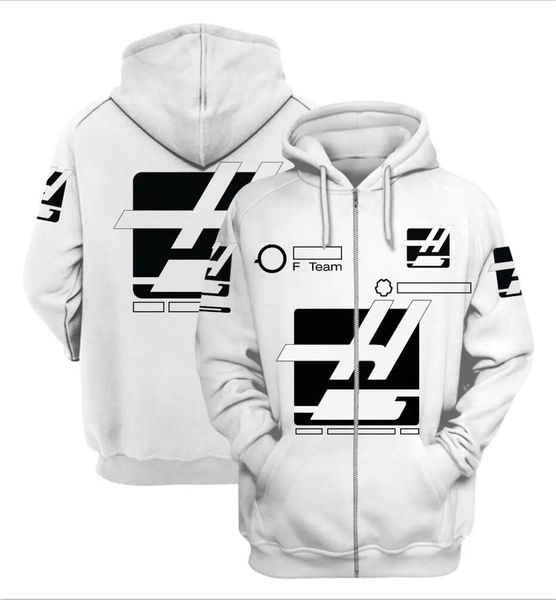 

2022 new formula one car fan jacket thin fleece sweater custom plus size