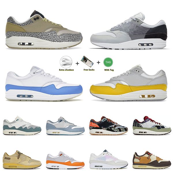 

mens women running shoes max 1 sneakers size 13 london safari tour yellow university blue patta black grey london wheat airmaxs 1/87 trainer