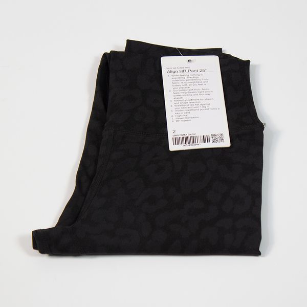 

womens leggings designers yoga outfit aligns high waist classic sports wear pants elastic fitness overall full tights workout i2xw, Black