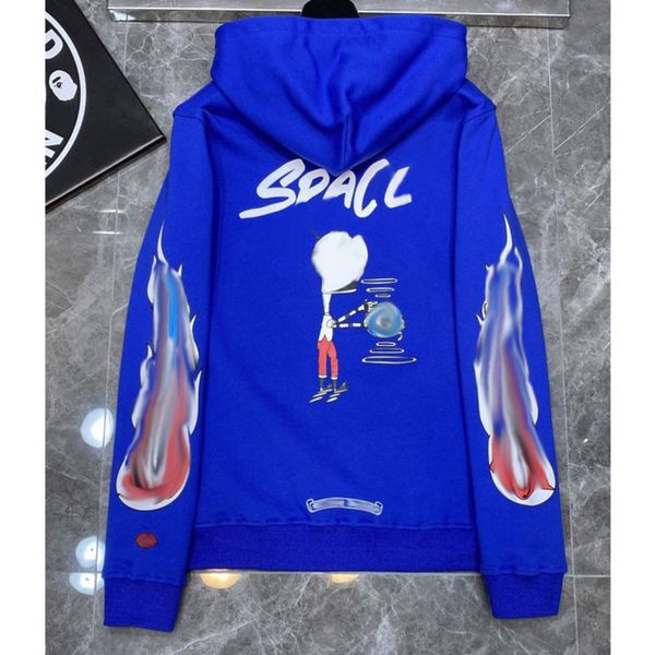 

classic men's luxury jackets fashion sweatshirts brand ch zipper hoodies women men pullover hooded designer horseshoe sweater loose jac, Black;brown