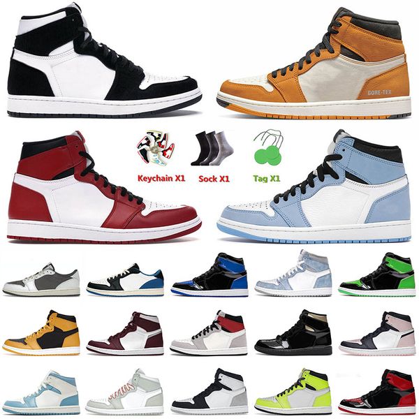 

2022 mens basketball shoes twist 1 1s jumpman element light curry mid university blue black white chicago men women tennis sports shoe
