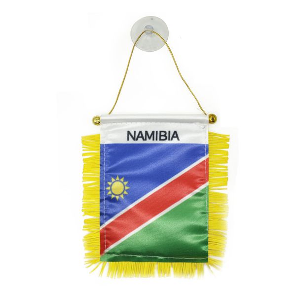 

namibia window hanging flag 10x15 cm double sided mini hanging flags with suction cup for home office door decor