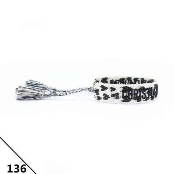 

designers fashion adjustable bracelet luxury woven friendship rope bangle brand women vintage braided men embroidery tassel bracelets jewelr, Golden;silver