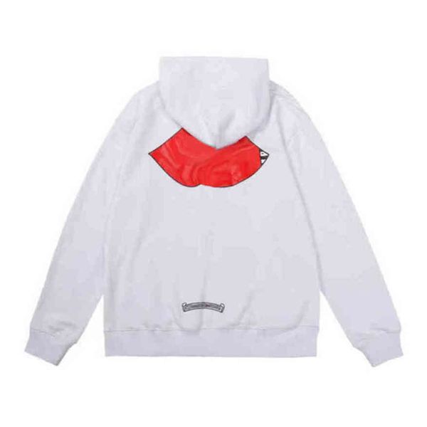 

classic luxury men's sweatshirts ch brand fashion hoodies men woman designer horseshoe cross pullover hooded zipper sweater loose jacke, Black