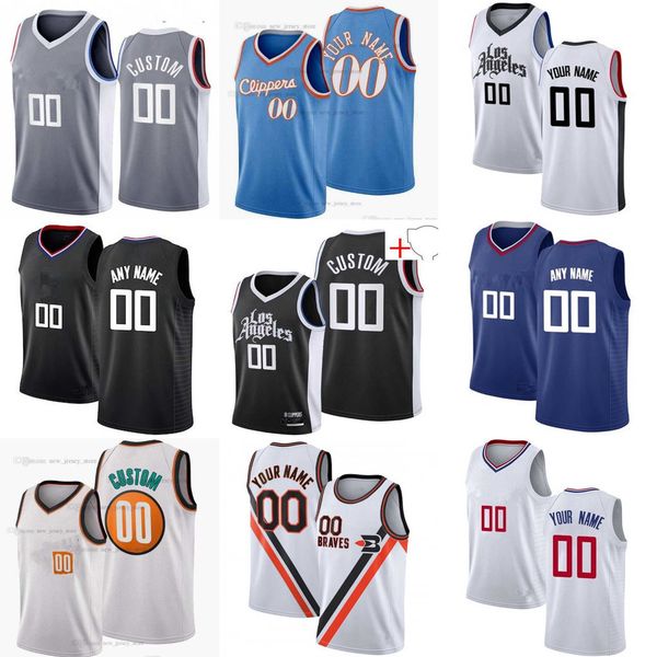 

basketball jerseys 75th custom men youth los angeles''clippers''kawhi 2 leonard''jay 0 scrubb justise 20 winsl, Black;red