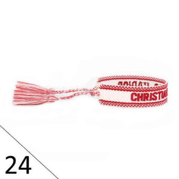 

fashion designers wovens friendship bracelet for luxury brand handmade braided bracelets with tassel print embroidery men bangle code 20-38, Golden;silver