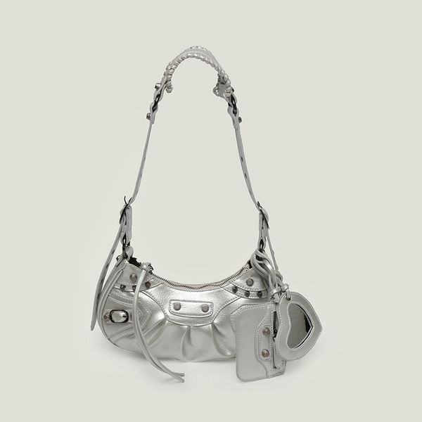 

shoulder bag cross body luxury genuine leather clutch wallet purse 2022 women lady 26cm le cagole motorcycle retro vintage the tote designer