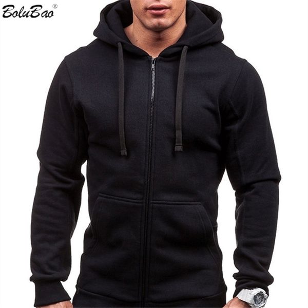 

mens hoodies sweatshirts bolubao fashion men hooded sweatshirt men soft oversized hoodie light plate long sleeve solid male hoodies 220831, Black