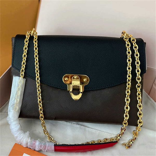 

placide sliding chain bag classic old flower coated canvas print grained multicolored leather shoulder cross body bag women