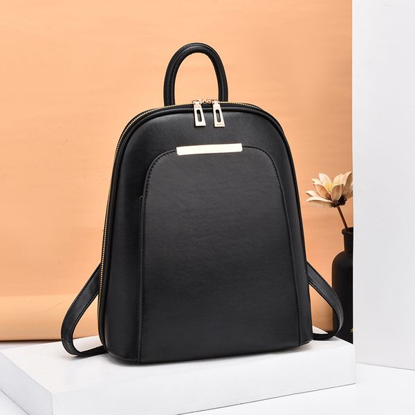

women backpack style leather fashion casual bags small girl schoolbag business lapbackpack charging bagpack rucksack sport&outdoor packs 982