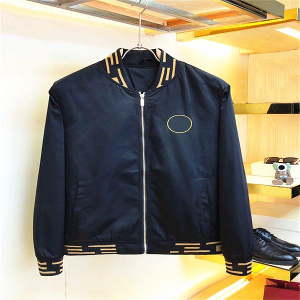 

fashion designer jacket coats striped men women windbreaker sportswear outerwear coats wind casual zipper hoodies hawaii jackets, Black;brown