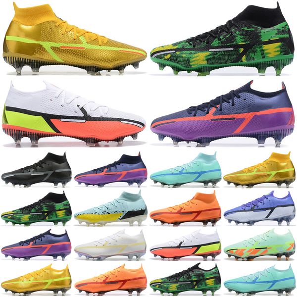 

football boots for mens soccer cleats shoes crampons phantom gt2 dynamic men fit df elite fg size 39-45 top
