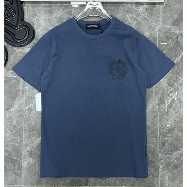 

summer mens luxury t shirts fashion ch brand man tees sanskrit letter t-shirt horseshoe flower cross short sleeve designer tshirts hip hop s, White;black