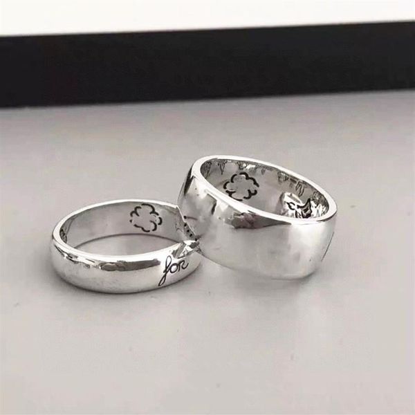 

925 sterling silver couple rings for mens and women party promise jewelry gift291c