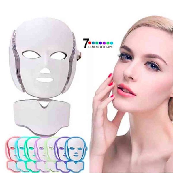 

face care device devices seven color beauty mask acne removing and skin rejuvenation 0823