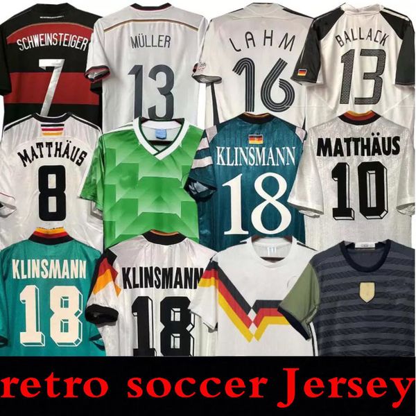 

soccer jersey 1990 1998 1988 1996 germanys retro littbarski ballack klinsmann 2006 2014 shirts kalkbrenner 1996 2004 matthaus hassler bierho, Black;yellow