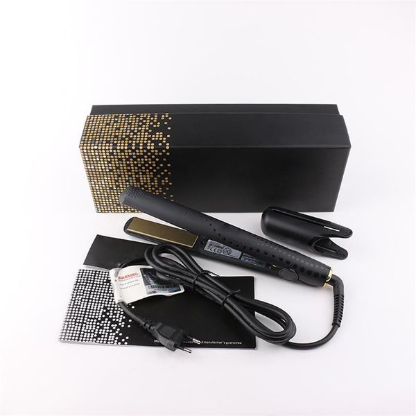 

hair straightener classic professional styler fast hair straightening iron hair styling tool with retail box fast delivery303t, Black