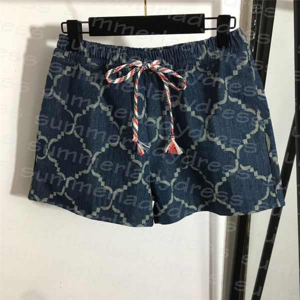 

classic letter short jeans fashion denim shorts retro designer jean shorts summer blue pants for women, White;black