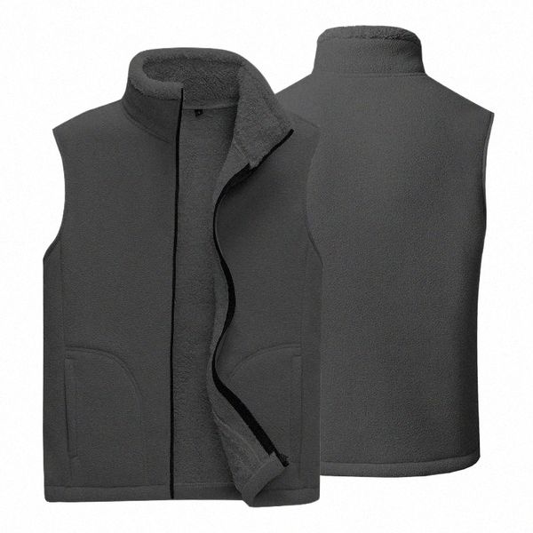 

men's vests men's vests vest men velvet wool style jacket mens warm sleeveless winter autumn casual thermal waistcoat plus size 8x, Black;white