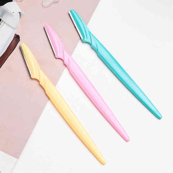 

facial eyebrow trimmer armpit hair razor beauty face eye brow shaper shaver stainless steel blades makeup tools vtmtb1939