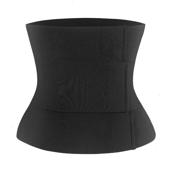 

women waist trainer body shaper slimming belt tummy control straps 3, Black;white