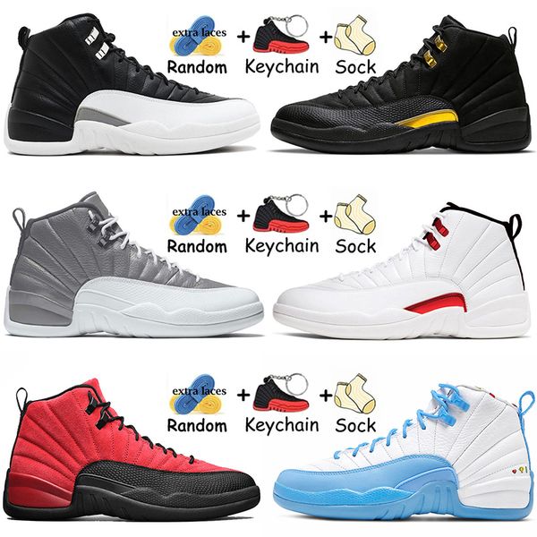 

jumpman 12 12s mens basketball shoes hyper royal university blue black taxi dark concord flu game university gold utility royalty women stea