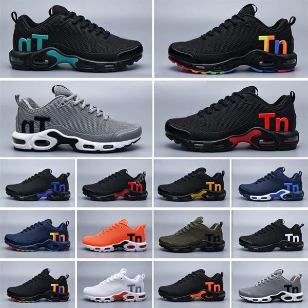 

new tn plus men safety shoes 2021 kpu materia size 13 mens trainers cushion tn red yellow black des chaussures man sports sneakers232s, Black;brown