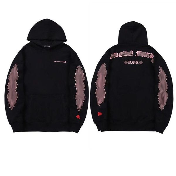 

classic luxury men's jackets fashion sweatshirts ch zipper hoodies women men pullover hooded designer horseshoe sanskrit sweater loose, Black;brown