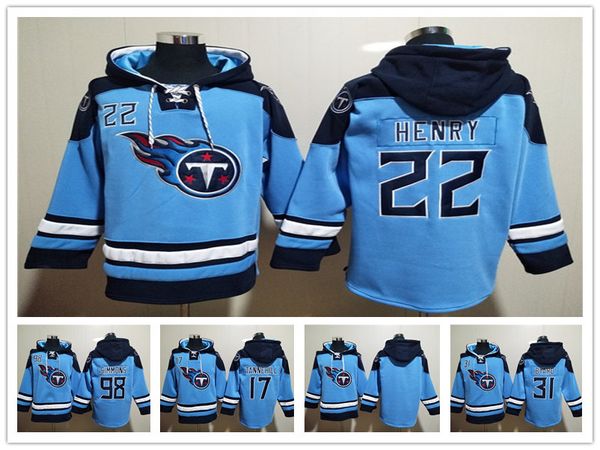 

hoodie tennessee''titans''men kevin byard jeffery simmons ryan tannehill derrick henry ageless must have lace up pullove, Black