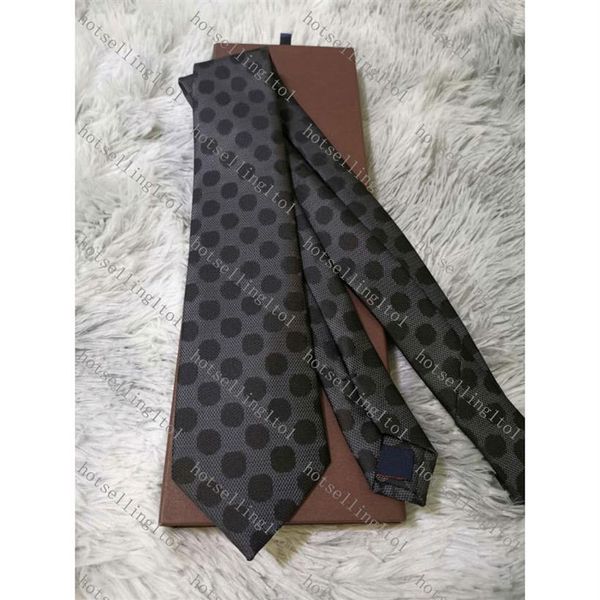 

men's letter tie silk necktie big check little jacquard party wedding woven fashion design with box l003263x, Blue;purple