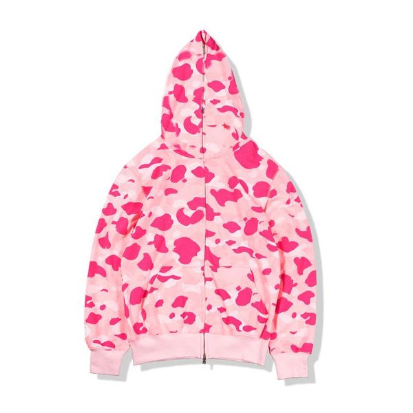 

fashion hoodies designer hoodie tech fleeces sweatshirts hoodys 100% cotton zipper blue pink black couple men hoodies pullover sweatshirt 03
