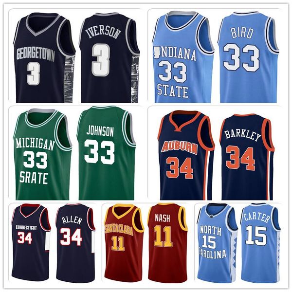 

ncaa georgetown hoyas larry allen bird iverson jersey ray jason allen williams jerseys dirk patrick nowitzki ewing colle, Black
