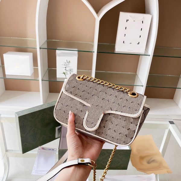 

women's fashion totes designers handbags shoulder bag crossbody tote purse handbag message bags classic pu leather gold chain mini 20cm