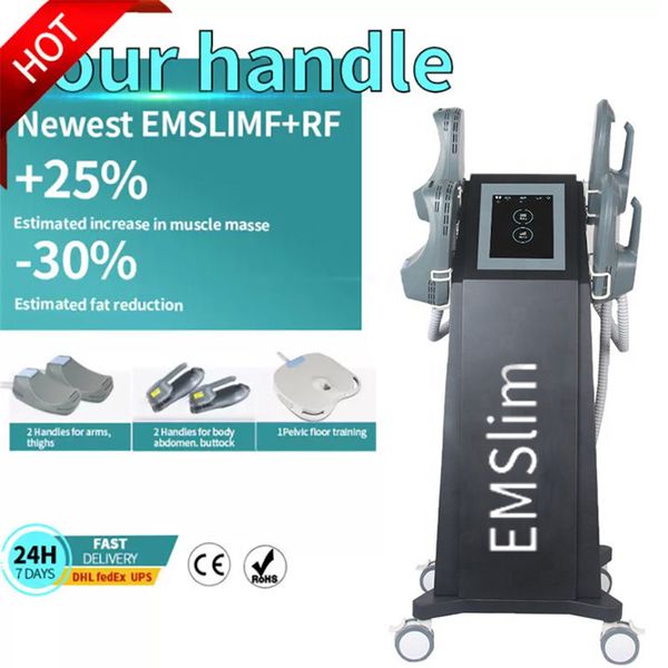 

emslim nova rf slimming 4 handles with pelvic cushion optional neo ems rf body sculpting butt lift fat burning