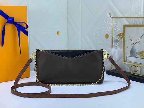 

3a designer shoulder bag palls cluth cross body tote crossbody evening bags women small canvas oxidate leather chain handbag m41638 fashion