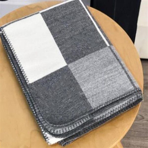 

women shawls lithe letters fashion brand classic design soft europe and america multifunction cover blanket stitching lattice cool cash279v, Blue;gray