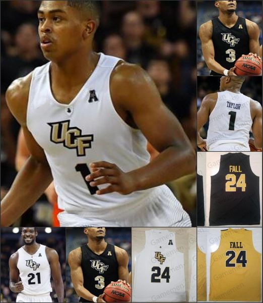 

ucf knights college basketball stitched custom any name number jersey yuat alok matt milon ceasar dejesus xavier grant l, Black
