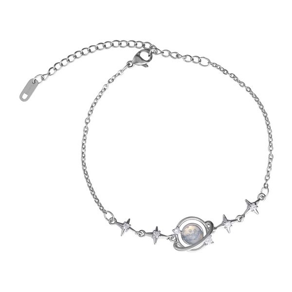 

youngdeer charm bracelet designer silver chain stars women bracelets, Golden;silver