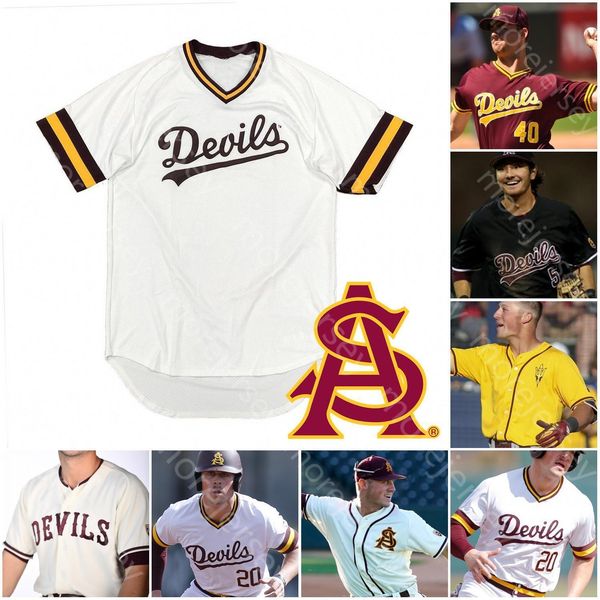 

baseball jerseycustom asu arizona state baseball jersey college boyd vander kooi rj dabovich seth tomczak sam ferri baez dusty garcia k, Black