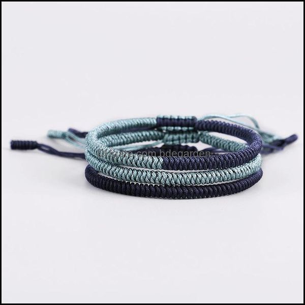 

charm bracelets charm bracelets handmade weaved bangles for women man fashion lucky ethnic hand jewelry children gift drop delivery dhozw, Golden;silver