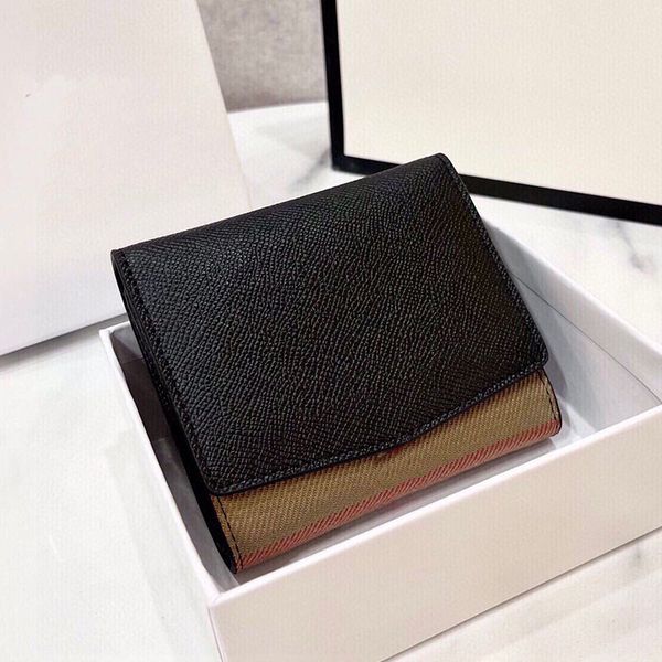 

mini wallet purse clutch handbag women handbags cowhide leather bags card holde fashion flip zipper pocket classic letter prints magnetic bu, Red;black