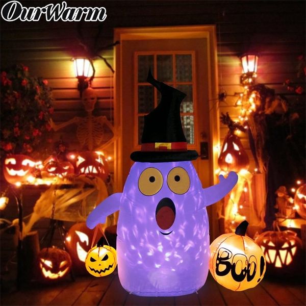 

other festive party supplies ourwarm 5x4ft rotating light halloween inflatable blow up ghost pumpkin halloween inflatable outdoor holiday ya