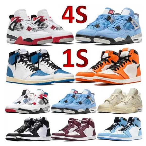 

mens basketball shoes athletics 4 black military cat infrared fire red sports cement university unc thunder white oreo zen master bred 4s sh