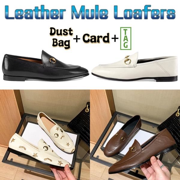 

women dress shoes designer loafers men shoe trainers leather flat ivory black lining bees emmbroidered comfortable low heel
