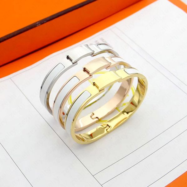 

h bracelet herme bracelets bangle for woman braclets designer armband bangles braclet pulsera bracciale bracciali braccialetto pulseras brac, Black