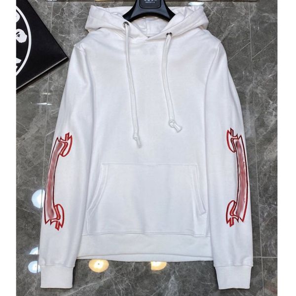 

luxury classic men's sweatshirts ch brand fashion hoodies men woman designer horseshoe cross pullover hooded zipper sweater loose jacke, Black
