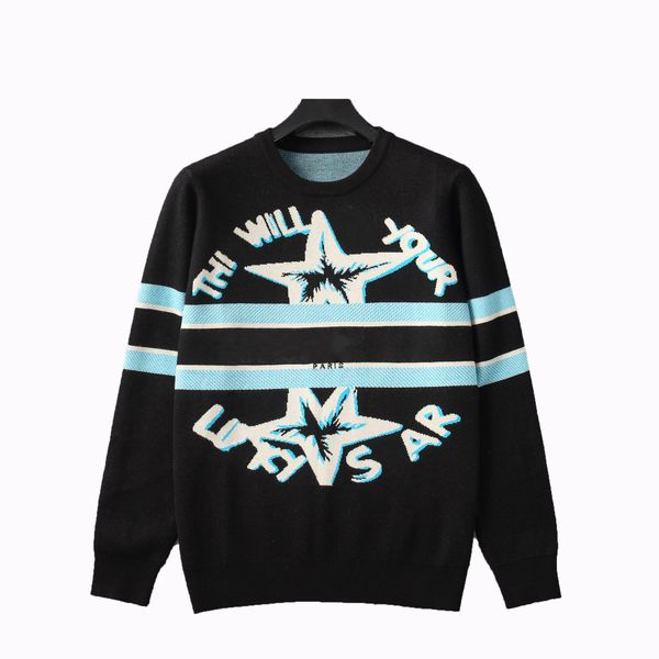 

designer men's sweaters long sleeve sweaters simple solid color streetwear casual knit men sportswear pullovers size s-3xl, White;black