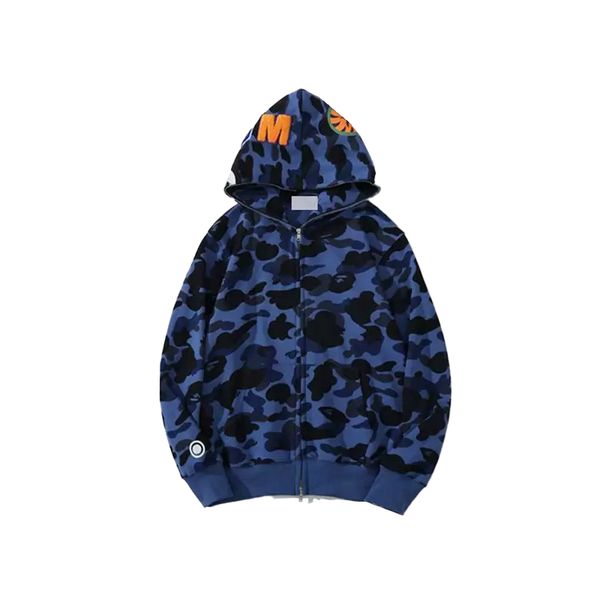 

men's hoodies sweatshirts shark felpa uomo mens big abc womens full zip up hoodys zipper deisigners warm jackets hoody stylist cartoon, Black